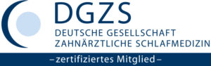 Logo DGZS - Deutsche Gesellschaft Zahnärztliche Schlafmedizin - Zertifiziertes Mitglied